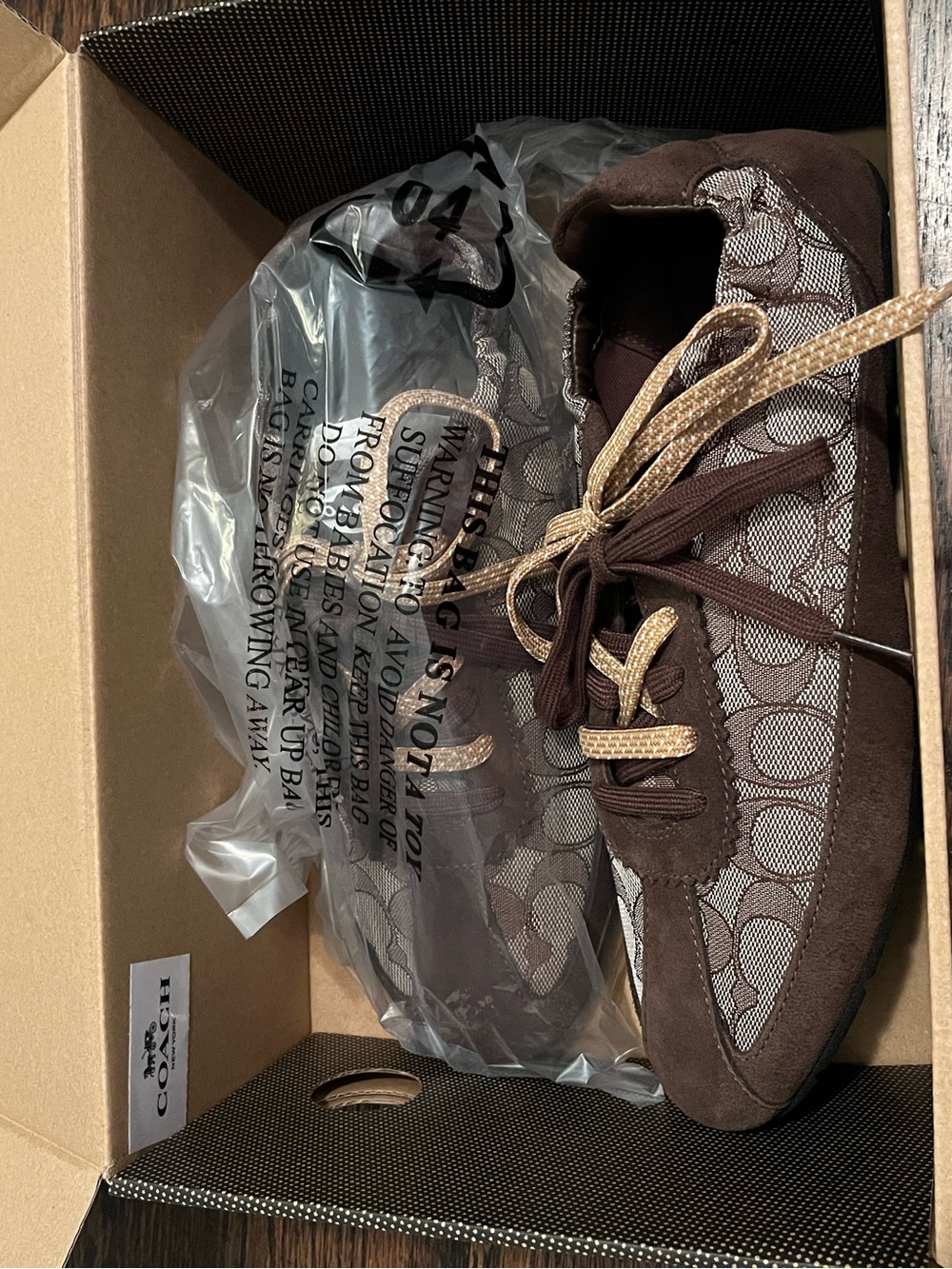 Coach Soft Sneaker Signature Jacquard CEE53 Men’s 8D/Women’s 10-10.5 EU-41.5D - Picture 5 of 8